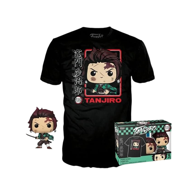 Funko POP! Animation: Demon Slayer - Tanjiro Kamado 867 (Special Edition & T-Shirt Size L) - immagine 2