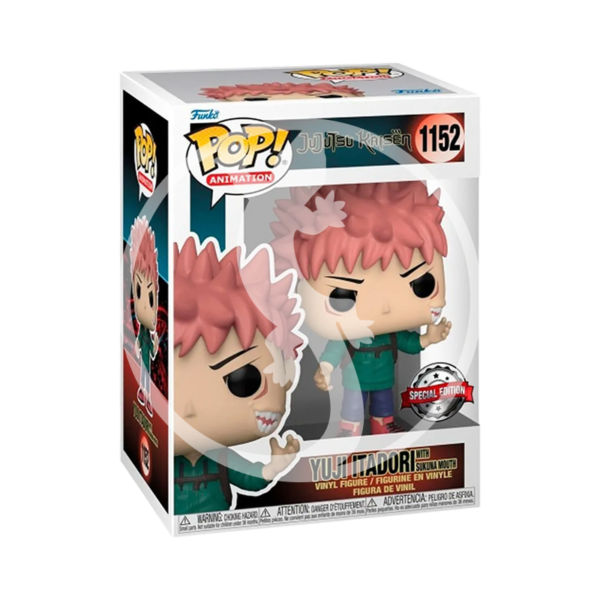 Funko POP! Animation: Jujutsu Kaisen - Yuji Itadori with Sukuna Mouth 1152 (Sukuna Mouth) (Special Edition)