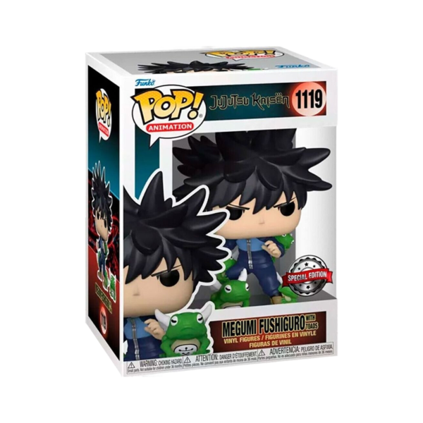 Funko POP! Animation: Jujutsu Kaisen - Megumi Fushiguro With Toads 1119 (Special Edition)