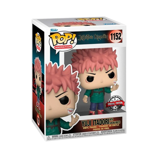 Funko POP! Animation: Jujutsu Kaisen - Yuji Itadori with Sukuna Mouth 1152 (Sukuna Mouth) (Special Edition)