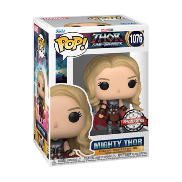 Funko POP! Movies: Marvel - Love and Thunder - Mighty Thor 1076 (Special Edition)