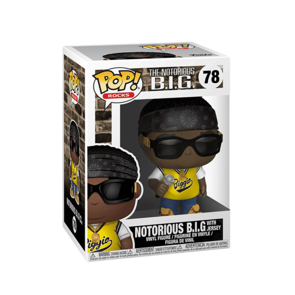 Funko POP! Rocks: Notorious B.I.G. - Notorious B.I.G. w/Jersey 78