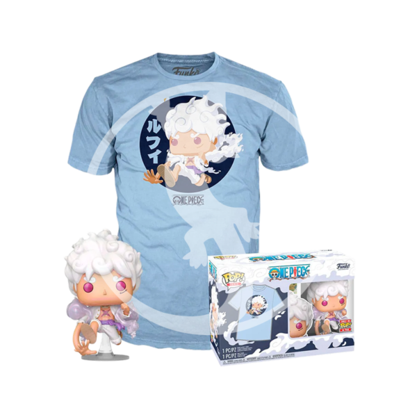 Funko POP! & Tee Animation: One Piece – Luffy Gear Fifth (L)