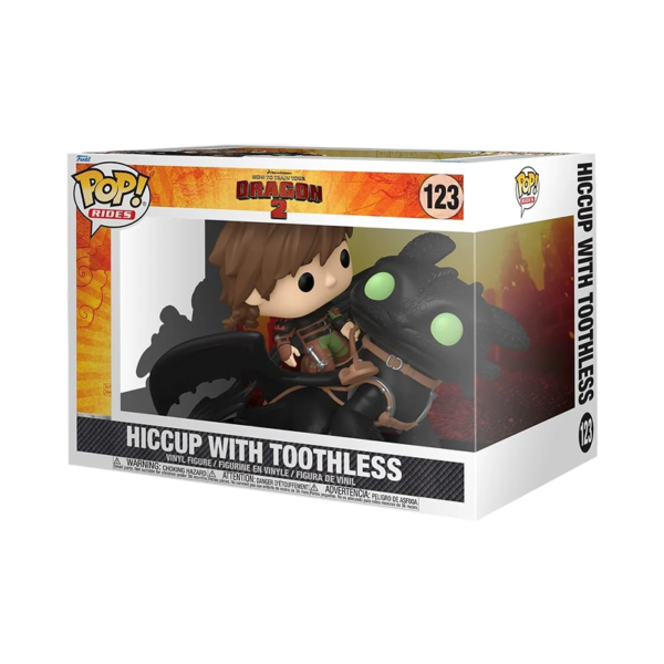 Funko POP! Ride Superdeluxe - How to Train your Dragon 2: Hiccup with toothless 123