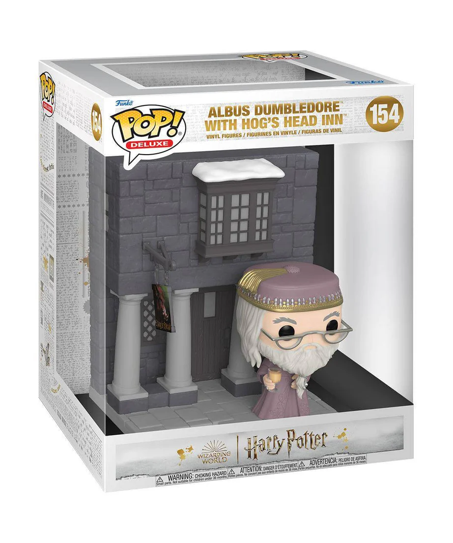 Funko POP! Movies: Harry Potter - Albus Dumbledore with Hog's Head Inn 154 (Deluxe) (15cm)