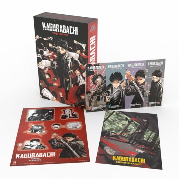 Kagurabachi - Edizione Variant + Illustration card + Set di segnalibri in PVC + Adesivi