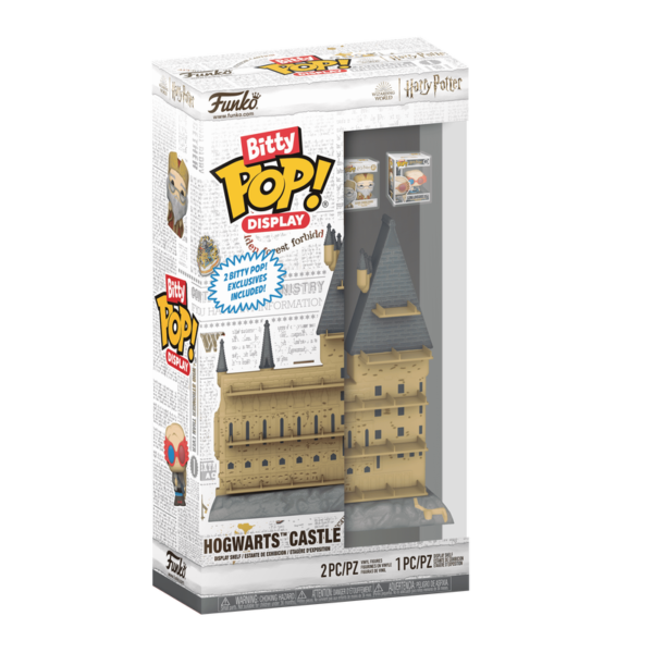 Funko Bitty POP! Display: Harry Potter: Hogwarts Castle - Albus Dumbledore and Luna Lovegood