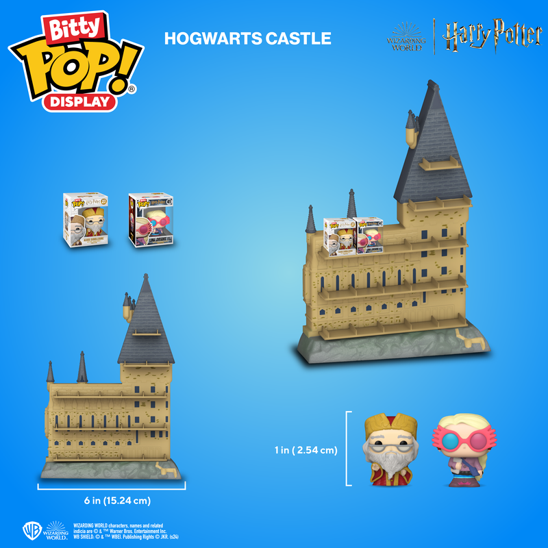 Funko Bitty POP! Display: Harry Potter: Hogwarts Castle - Albus Dumbledore and Luna Lovegood - immagine 6