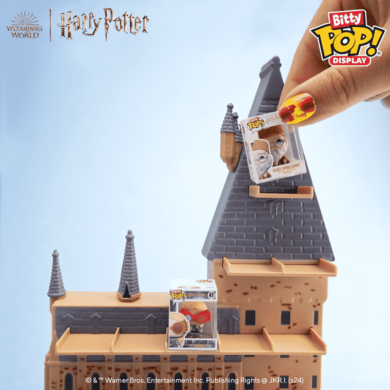 Funko Bitty POP! Display: Harry Potter: Hogwarts Castle - Albus Dumbledore and Luna Lovegood - immagine 3