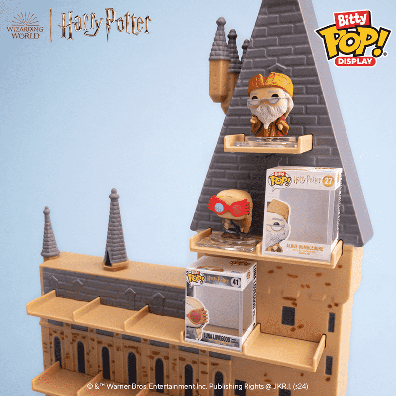 Funko Bitty POP! Display: Harry Potter: Hogwarts Castle - Albus Dumbledore and Luna Lovegood - immagine 5