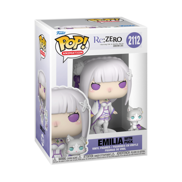 Funko POP! Animation: Re:Zero – Emilia with Puck 2112