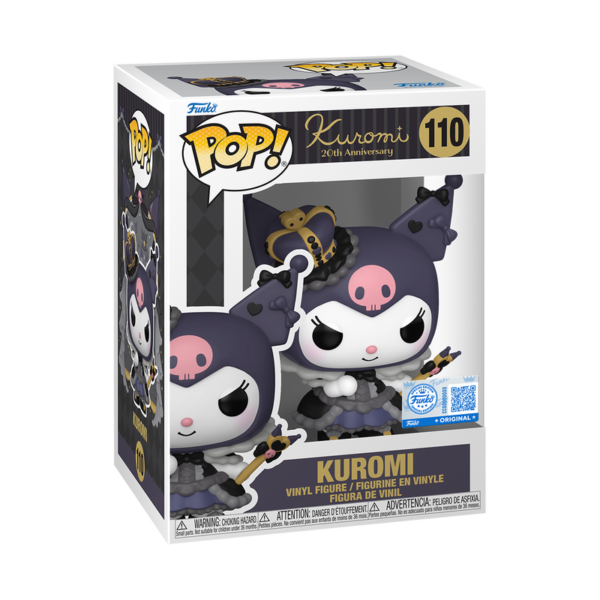 Funko POP! Sanrio: Kuromi 20th Anniversary – Kuromi 110 (Royal Outfit)