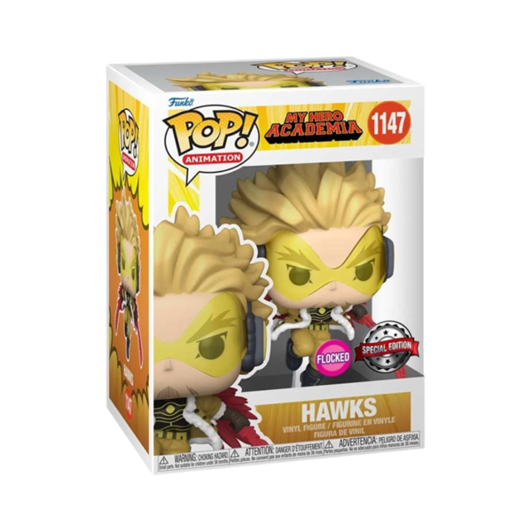 Funko POP! Animation: My Hero Academia – Hawks 1147 (Flocked) (Special Edition) (Limited Edition)