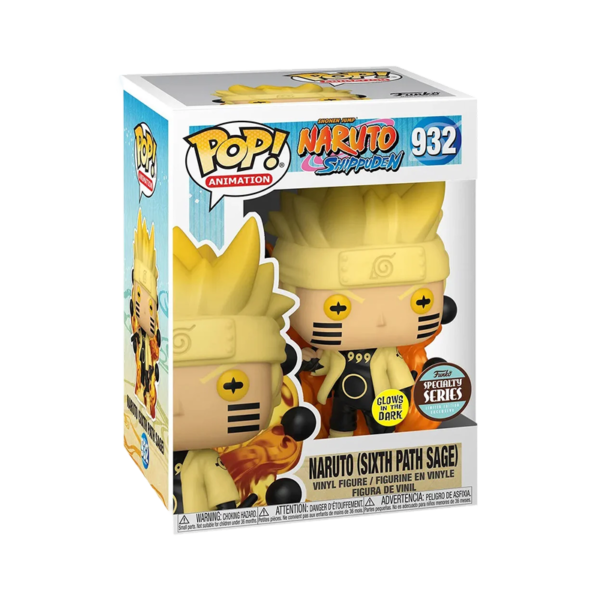 Funko POP! Animation: Naruto Shippuden – Naruto Uzumaki 932 (Specialty Series) (Glows in the Dark)
