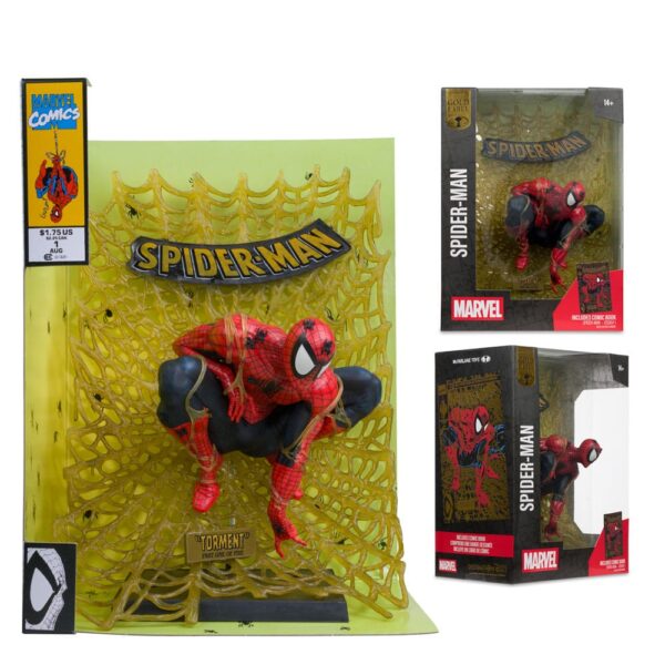Marvel Collection: PVC Statue 1/6 - Spider-Man (Spider-Man #1) (Gold Edition) (Gold Label) 15 cm
