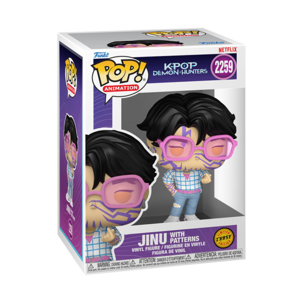 Funko POP! Animation: K-pop Demon Hunters – Jinu 2259 Chase Exclusive (Soda Pop)