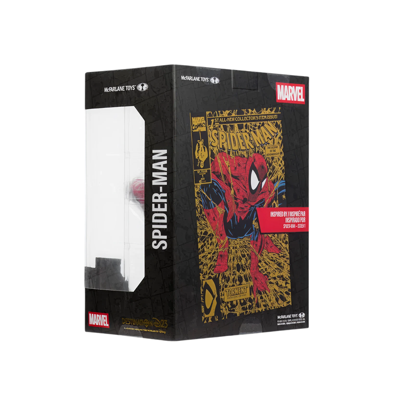 Marvel Collection: PVC Statue 1/6 - Spider-Man (Spider-Man #1) (Gold Edition) (Gold Label) 15 cm - immagine 3