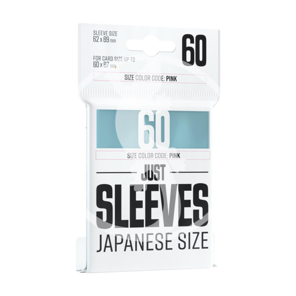 Japanese Size - Just Sleeves - Clear (60 Bustine) - Gamegenic