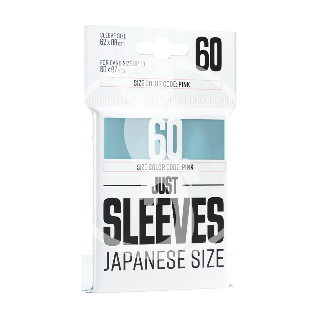 Japanese Size - Just Sleeves - Clear (60 Bustine) - Gamegenic
