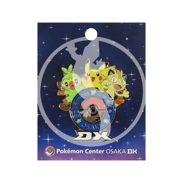 Pokémon: Spilla logo Pikachu & Grookey & Meowth - Pokémon Center Osaka DX