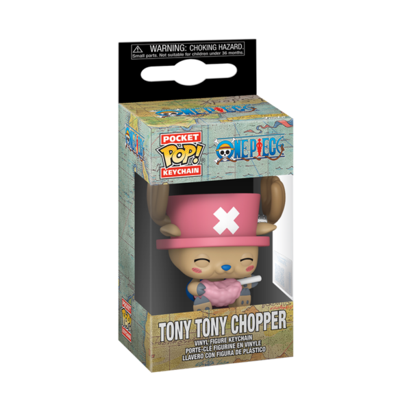 Funko POP! Keychain: One Piece – Tony Tony Chopper with Cotton Candy