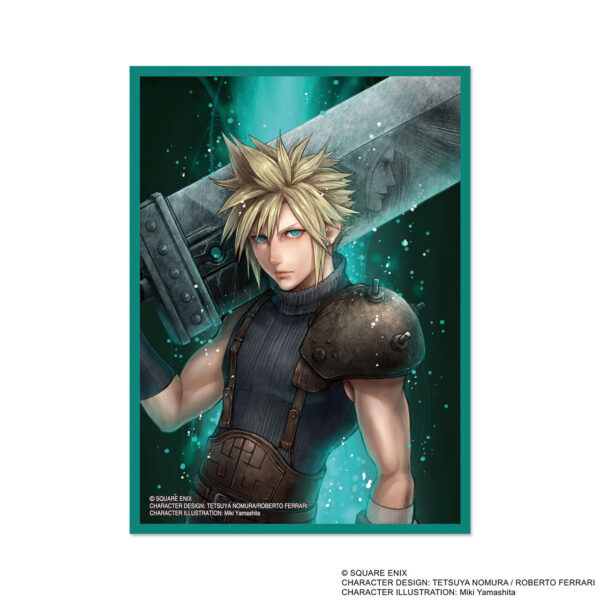 Sleeves: Bustine Protettive Final Fantasy Cloud - 100 PCS Standard 67mmx92mm