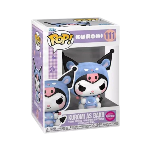 Funko POP! Kuromi: Kuromi as Baku 111 - Flocked