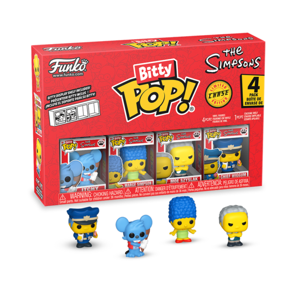 Bitty Pop! The Simpsons 4-Pack Series 2 (Chase)