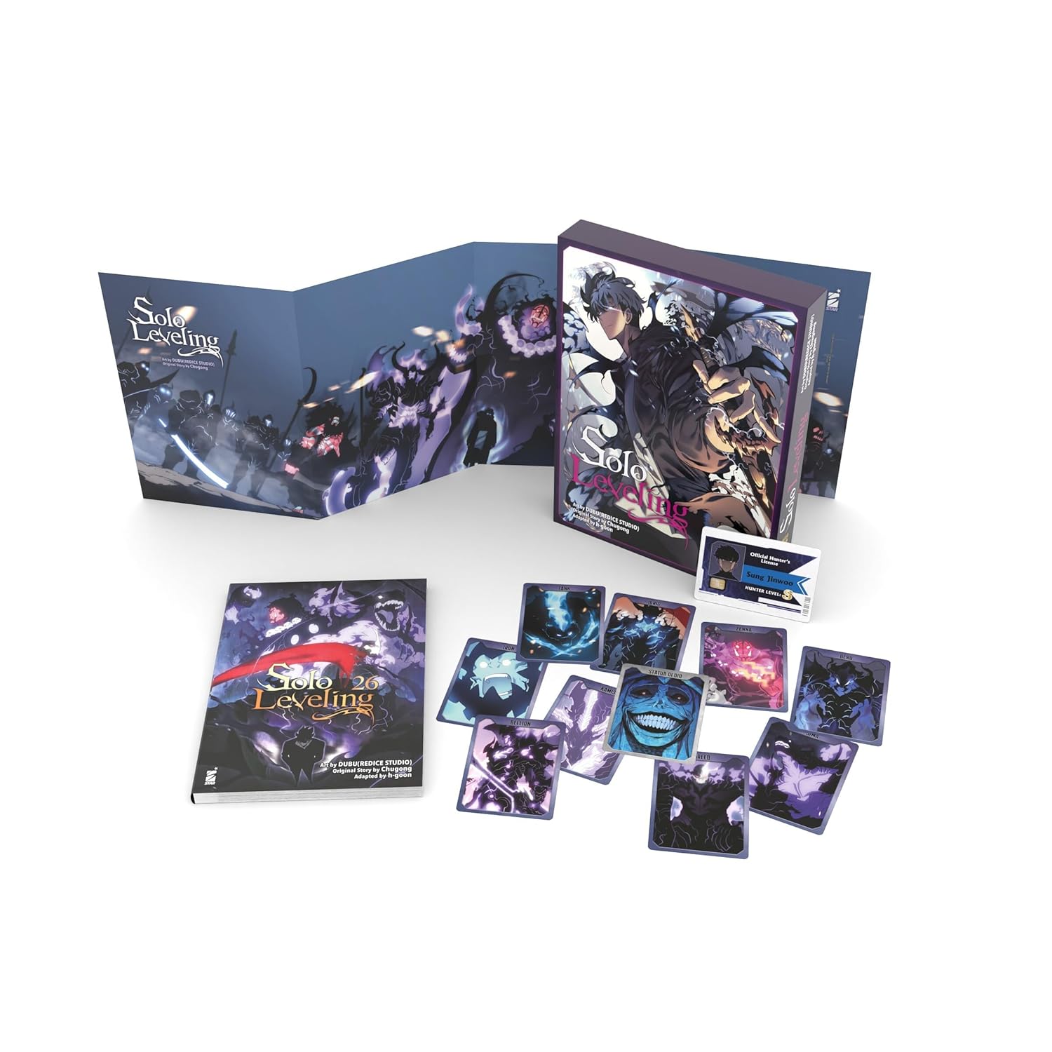 Solo Leveling: Limited Edition - Vol. 26 + Card Olografiche, Tesserina identificativa & Maxiposter - immagine 6