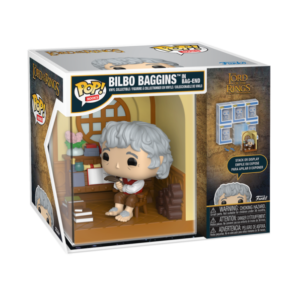 Funko POP! Movies: The Lord Of The Rings - Nooks Bilbo Baggins in Bag-End
