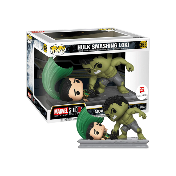 Funko POP! Movie: Marvel - Moments Hulk Smashing Loki 362