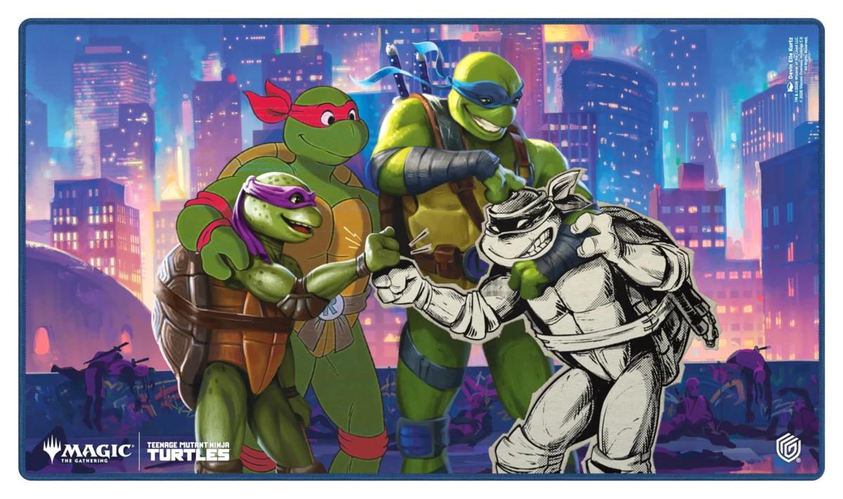 Magic: The Gathering: Play-Mat - Teenage Mutant Ninja Turtles - Turtles Forever - immagine 2