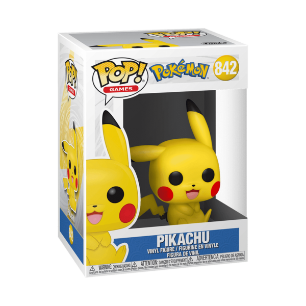 Funko POP! Games: Pokémon – Pikachu Sitting 842