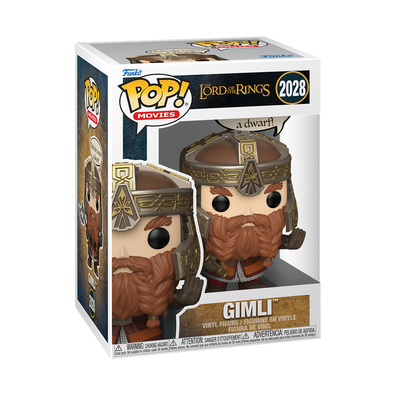 Funko POP! Movies: The Lord of the Rings – Gimli 2028 (Nobody Tosses a Dwarf)