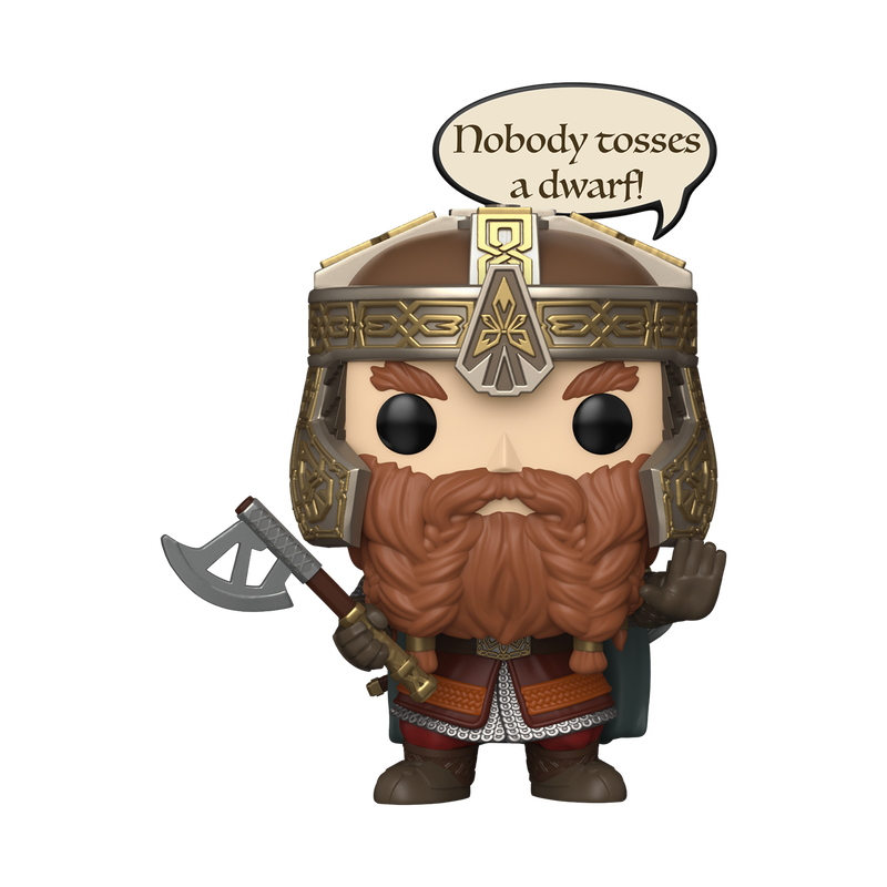 Funko POP! Movies: The Lord of the Rings – Gimli 2028 (Nobody Tosses a Dwarf) - immagine 2
