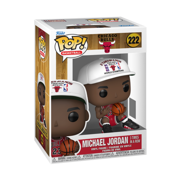 Funko POP! NBA: Chicago Bulls – Michael Jordan 222 (3 Times in a Row)