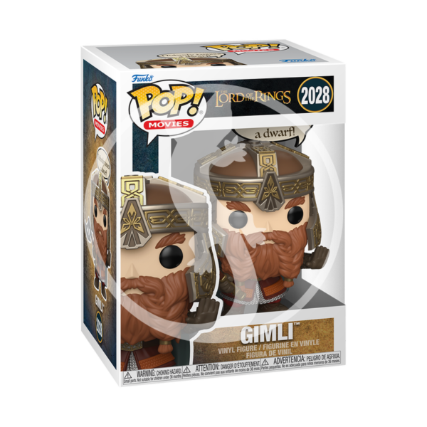 Funko POP! Movies: The Lord of the Rings – Gimli 2028 (Nobody Tosses a Dwarf)