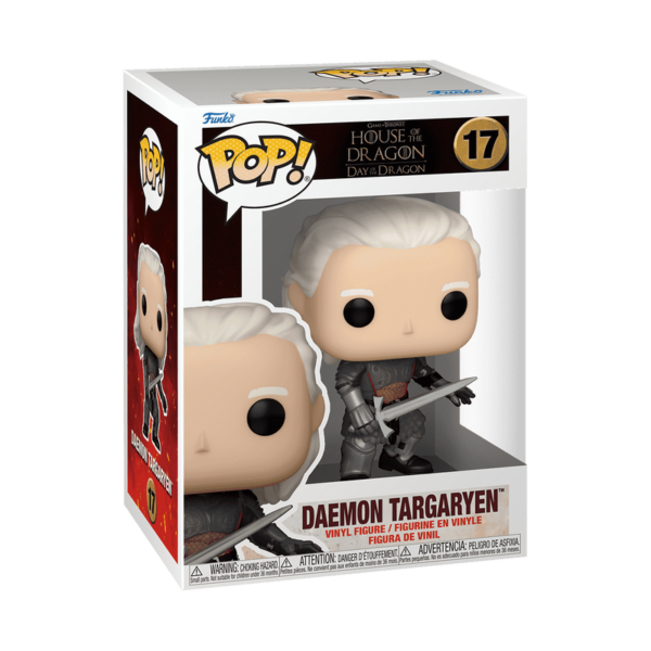 Funko POP! Game of Thrones: House of the Dragon - Daemon Targaryen with Dark Sister 17 (Wearing Armor)