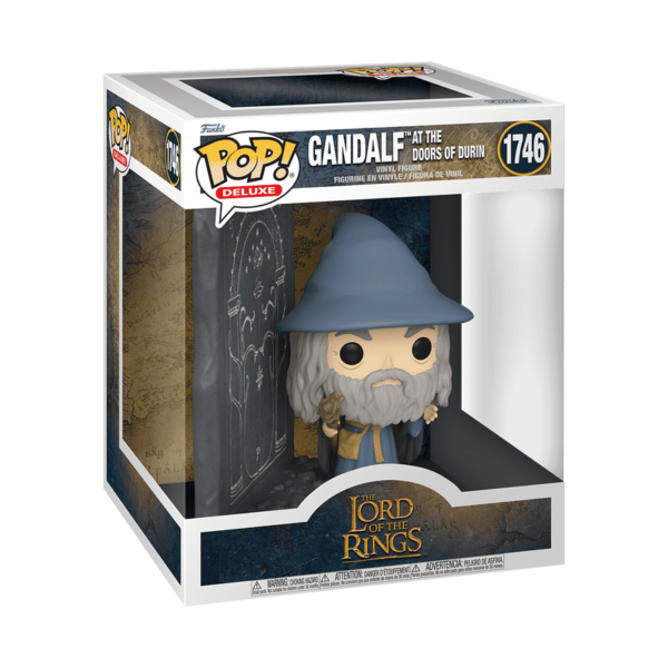 Funko POP! Movies: The Lord of the Rings – Deluxe Gandalf with Doors of Durin 1746