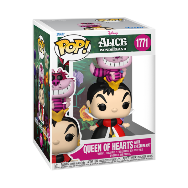 Funko POP! Disney: Alice in Wonderland - Queen of Hearts with Cheshire Cat 1771 (Premium)