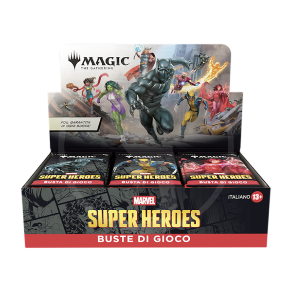 Magic The Gathering: Marvel Super Heroes - Play Booster Box ITA