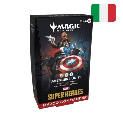 Magic: the Gathering - Marvel Super Heroes - Mazzo Commander Avengers Uniti ITA (100 carte)