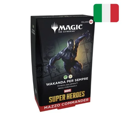 Magic: the Gathering - Marvel Super Heroes - Mazzo Commander Wakanda ITA (100 carte)