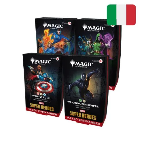 Magic: the Gathering - Marvel Super Heroes - Mazzo Commander ITA (4 Mazzi)