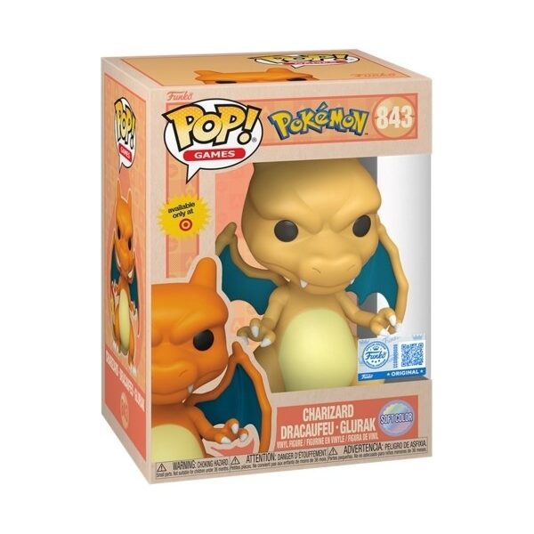 Funko POP! Games: Pokémon - Charizard 843 (Soft Color) (Exclusive)