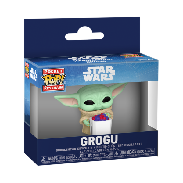 Funko POP! Keychain: Star Wars - The Mandalorian - Grogu With Snack