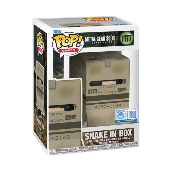 Funko POP! Games: Metal Gear Solid - Snake in Box 1177