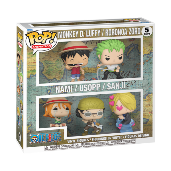 Funko POP! Animation: One Piece – Luffy, Zoro, Nami, Usopp, Sanji - 5Set