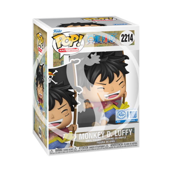 Funko POP! Animation: One Piece – Monkey D. Luffy with Flag 2214