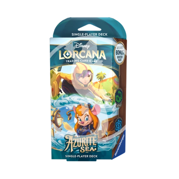 Lorcana: Disney - Azurite Sea - Starter Deck - Emerald/Sapphire ENG